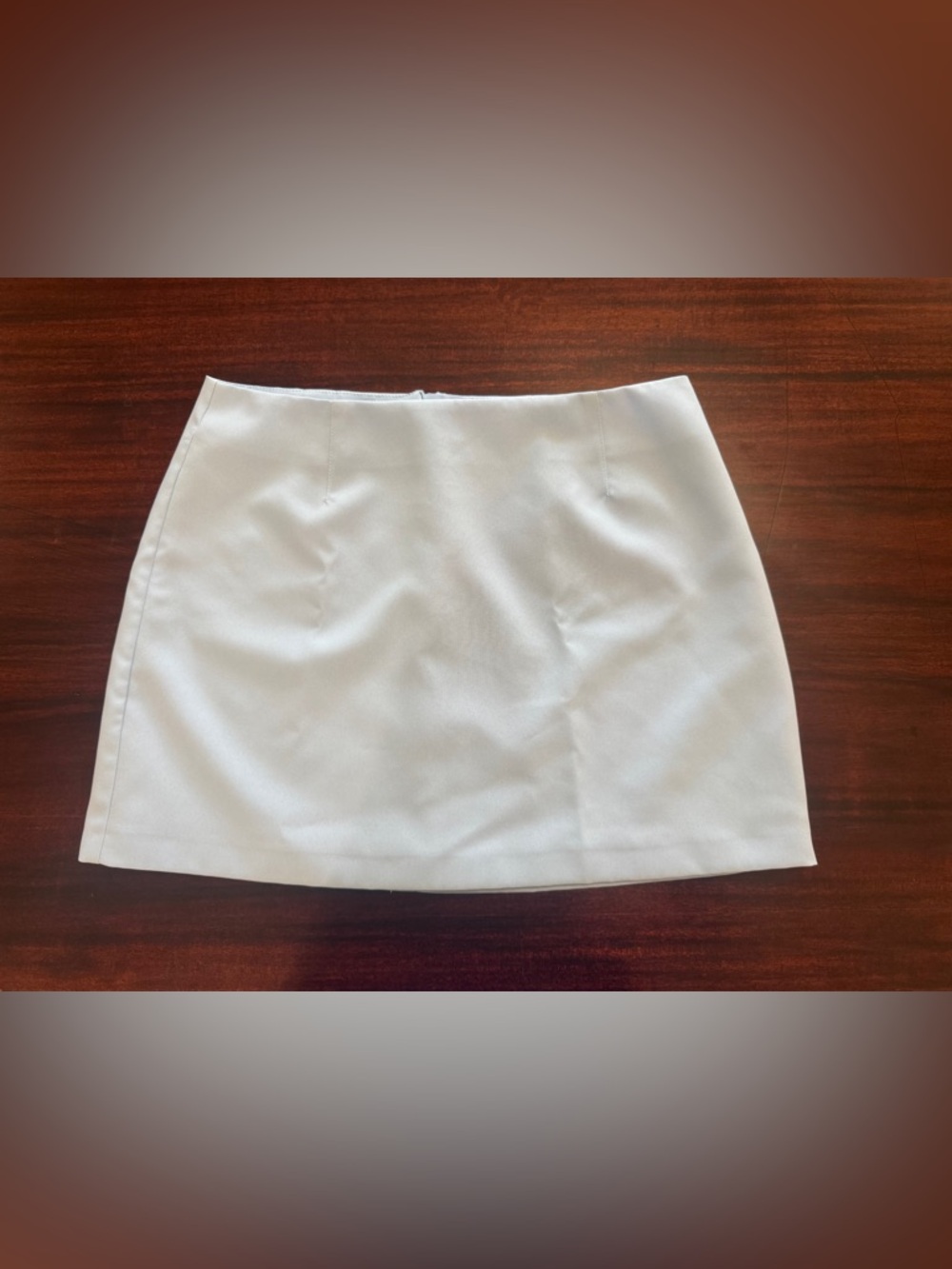Miss Selfridge Light Blue Mini Skirt - Clean A-Line